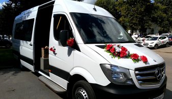 Транспорт для гостей Mercedes-Benz Sprinter 515 № С5080, белый