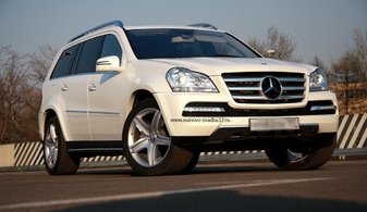Машина на свадьбу Mercedes-Benz GL350 № С5260, белый