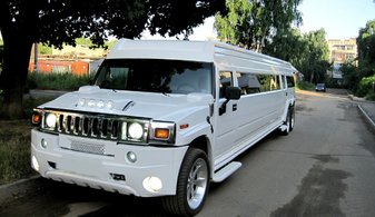 Свадебный лимузин Hummer H2 Limousine № С5673, белый