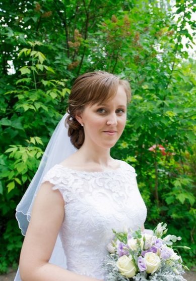 Свадебная прическа Б19595 - Стилист-визажист Алевтина Балынина