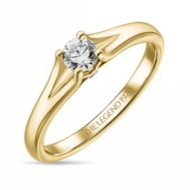 Помолвочное кольцо R01-SL06-020-G2-М12826 - Ювелирный бренд Московский ювелирный завод