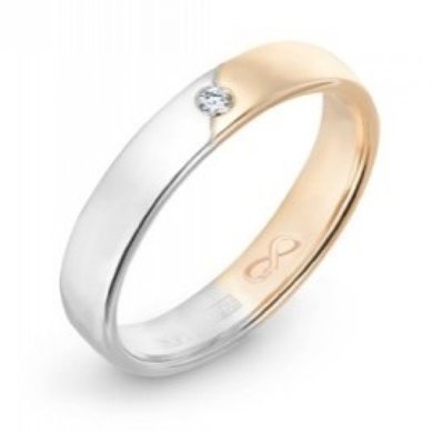 Обручальное кольцо R01-WED-00016-М12837 - Ювелирный бренд Московский ювелирный завод